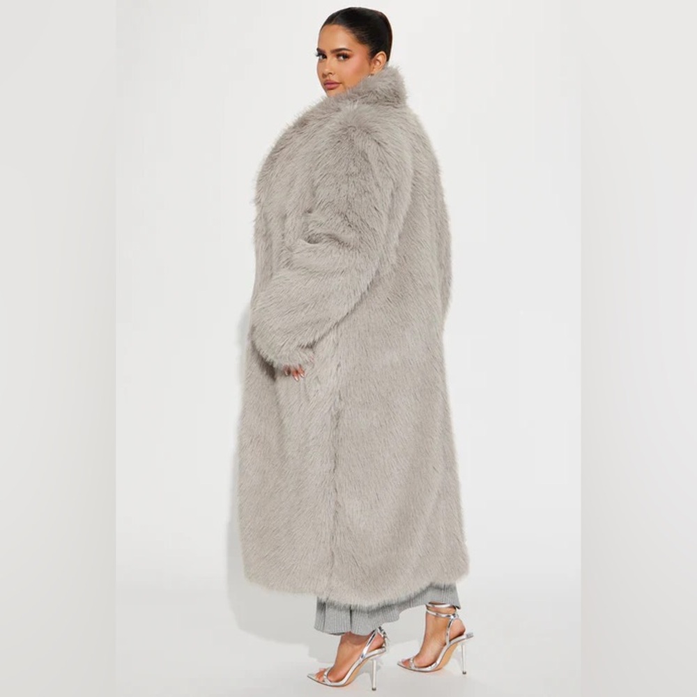Faux fur coat jobelle - Picture 9 of 14